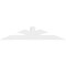 Ekena Millwork Richland Architectural Grade PVC Gable Bracket, 84"W x 17 1/2"H x 2"D x 6"F, 5/12 Pitch GBP084X18X0206RIC00 - alternate 5